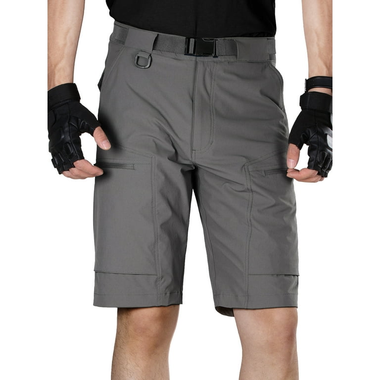 FREE SOLDIER Men's Tactical Water-Resistant Hiking Shorts