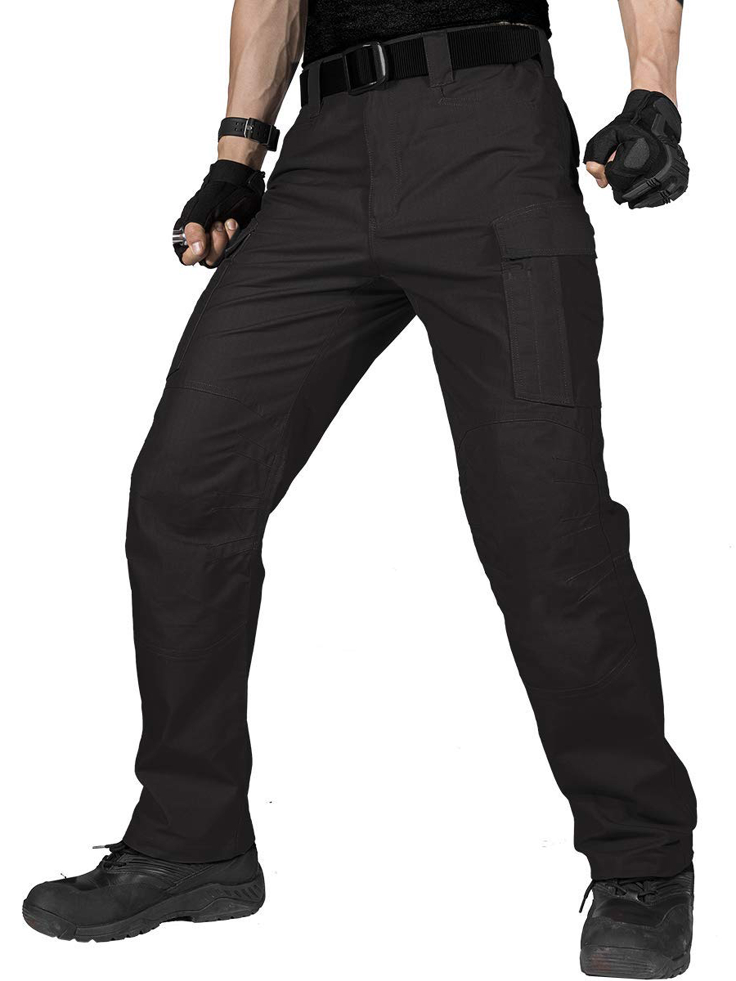 ZVNAΖH Mens Work Pants,Cargo Pants Relaxed Fit Stretch Straight Leg