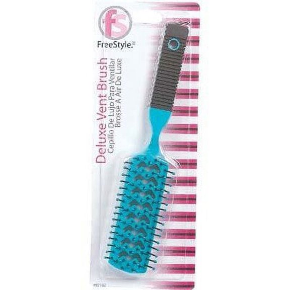 FREE STYLE Deluxe Vented Hairbrush- assorted colors Pack Of 12