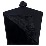 FREE THE SHEEP Eden Hoodie   Oversized Weighted Hoodie Cloak with Ultra-Soft Faux Fur Liner Obsidian, 511 or Taller