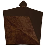 FREE THE SHEEP Eden Hoodie   Oversized Weighted Hoodie Cloak with Ultra-Soft Faux Fur Liner Terra, 62 to 65