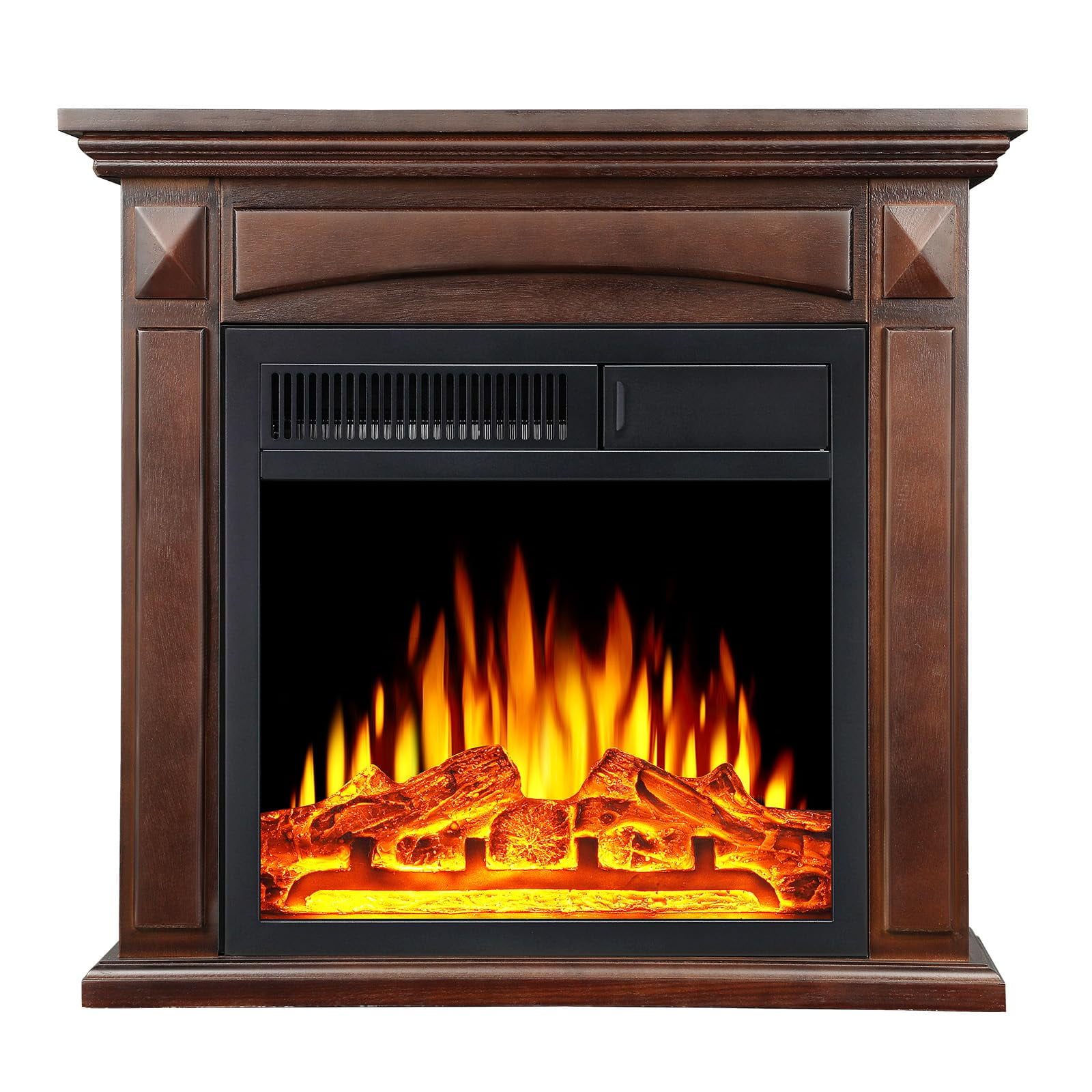 FREE VILLAGE Electric Fireplace Heater 25'' Electric Fireplace with