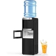 thumbnail image 1 of FREE VILLAGE Water Dispenser with Ice Maker,3-in-1 Water Cooler with Ice Maker, Hot & Cold Top-Loading Water Dispenser for 5 Gallon Bottle,33LBS/24H Ice Maker Output,Black, 1 of 7