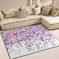 thumbnail image 1 of FREEAM America Flag Galaxy Stars Non Slip Area Rug for Living Dinning Room Bedroom Kitchen 58 x 80 Inch, 4th of July Nursery Rug Floor Carpet, 1 of 6