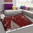 thumbnail image 1 of FREEAM Christmas Tree Non Slip Area Rug for Living Dinning Room Bedroom Kitchen, 4' x 6'(48 x 72 Inch), Coffee Tree Nursery Rug Floor Carpet Yoga Mat, 1 of 6