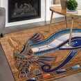 thumbnail image 1 of FREEAM Egypt Area Rug 2'x3', Egyptian Horus Eye Polyester Area Rug Mat for Living Dining Dorm Room Bedroom Home Decorative, 1 of 6