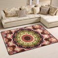 thumbnail image 1 of FREEAM Hippie Area Rug 2'x3', Flower Mandala Polyester Area Rug Mat for Living Dining Dorm Room Bedroom Home Decorative, 1 of 5