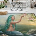 thumbnail image 1 of FREEAM Mermaid Non Slip Area Rug for Living Dinning Room Bedroom Kitchen, (20 x 31 Inch), Mermaid Sea Nursery Rug Floor Carpet Yoga Mat, 1 of 6
