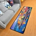 thumbnail image 1 of FREEAM Oil Painting Village Runner Rug - 24"x72" Ultra Soft Non-Slip Floor Mat Washable Area Rugs for Kitchen Bathroom Entry Home Decor, 1 of 7