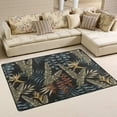 thumbnail image 1 of FREEAM Palm Tree Non Slip Area Rug for Living Dinning Room Bedroom Kitchen, 4' x 6'(48 x 72 Inch), Tropical Leaves Nursery Rug Floor Carpet Yoga Mat, 1 of 6