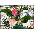 thumbnail image 1 of FREEAM Soft Foam Nursery Area Rugs Hummingbird Palm Leaves Hibiscus Tropical Flowers Non Slip Play Mats for Kids Boys Girls Playing Room Living Room80x58 inch, 1 of 6