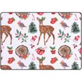 thumbnail image 1 of FREEAM Soft Foam Nursery Area Rugs Watercolor Winter Cute Baby Deer Robin Bird Non Slip Play Mats for Kids Boys Girls Playing Room Living Room63x48 inch, 1 of 6