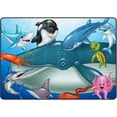 thumbnail image 1 of FREEAM Soft Kids Rug Cartoon Sea Animals Area Rug Children Non Skid Animal Area Rug for Playroom & Nursery - 60x39 inch, 1 of 6