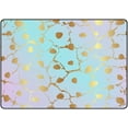 thumbnail image 1 of FREEAM Soft Rug Large Area Rugs, Gold Marble Cracks Texture Comfortable Indoor Carpet, Baby Play Mat for Living Room Bedroom Nursery Home Decor Floor Mat 63x48inch, 1 of 6