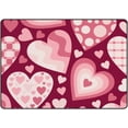 thumbnail image 1 of FREEAM Soft Rug Large Area Rugs, Valentine's Day Hearts Comfortable Indoor Carpet, Baby Play Mat for Living Room Bedroom Nursery Home Decor Floor Mat 72x48inch, 1 of 6