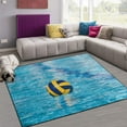 thumbnail image 1 of FREEAM Sport Non Slip Area Rug for Living Dinning Room Bedroom Kitchen, 3' x 5'(39 x 60 Inch), Water Polo Nursery Rug Floor Carpet Yoga Mat, 1 of 6