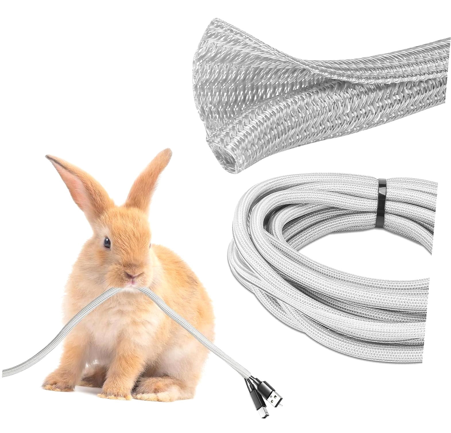 FREEAMG 1 Pack Cable Management Sleeve, 10 Feet Cord Organizer System ...