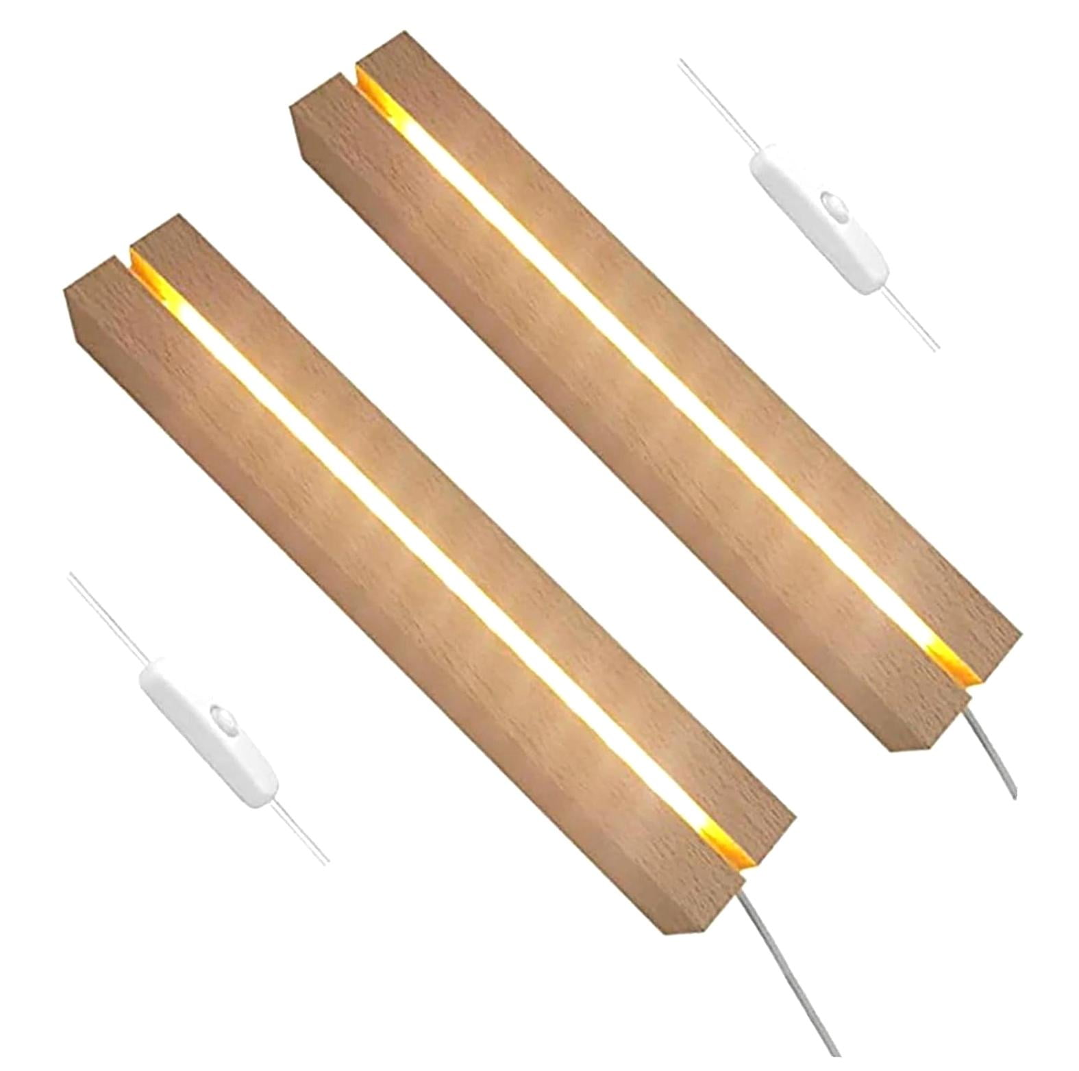 FREEAMG 9.45 Inch Rectangular Display Stand, Warm Lighted Base for ...