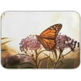 thumbnail image 1 of FREEAMG Absorbent Dishes Drainer/Rack Mat for Countertop Small Size 16 x 18 inch, Microfiber Dish Drying Pads Kitchen Counter Draining Pad Butterfly Flowers Macro, 1 of 7