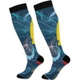 thumbnail image 1 of FREEAMG American Map Compression Socks for Women and Men, 1 Pair, 1 of 7
