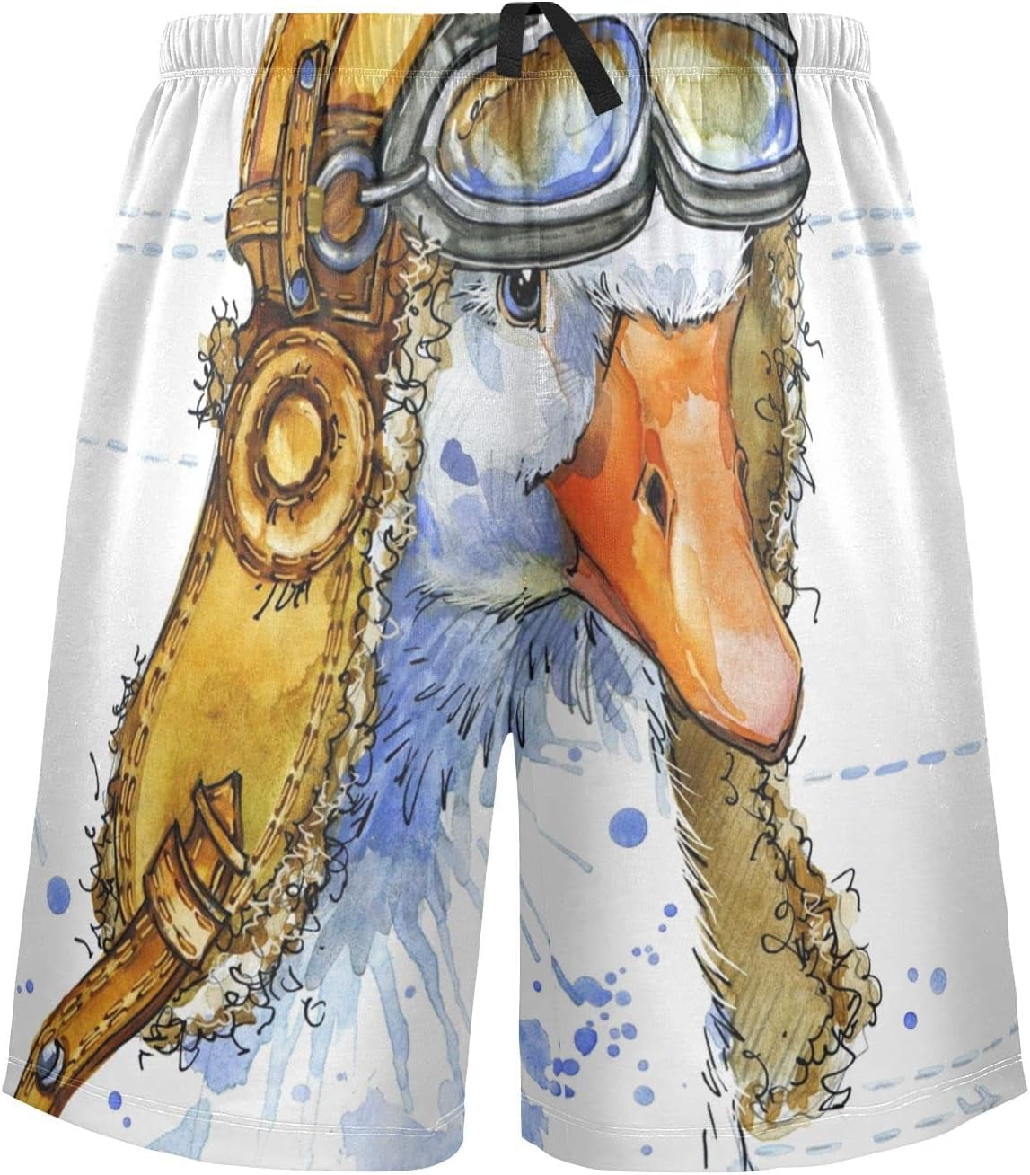 FREEAMG Bald Eagle On American Flag Patriotic USA Design Men's Pajama