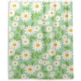 thumbnail image 1 of FREEAMG Beautiful Flowers Shower Curtain Waterproof Fabric Shower Curtains for Bathroom Decoration Curtain with 12 Hooks 60x72 Inch, 1 of 6