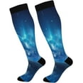 thumbnail image 1 of FREEAMG Beautiful Lighthouse Compression Socks Women Men Knee High Stockings for Sports,Running,Travel 1Pair, 1 of 7