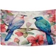thumbnail image 1 of FREEAMG Birds Flowers Tapestry Hippie Wall Hanging Tapestries Aesthetic Decorative for Living Room Bedroom Ceiling 90x60In, 1 of 7