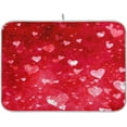 thumbnail image 1 of FREEAMG Blink Love Dish Drying Mat for Kitchen Counter,Super Quick Absorbent Composite Sponge Dish Drying Pad,Heat Resistant Non-Slip Rack Tableware Mat, 16x18 Inch, 1 of 7