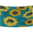 thumbnail image 1 of FREEAMG Blooming Sunflower Tapestry Aesthetic Tapestry Wall Hanging for Home Decor 80" x 60" Inches, 1 of 6