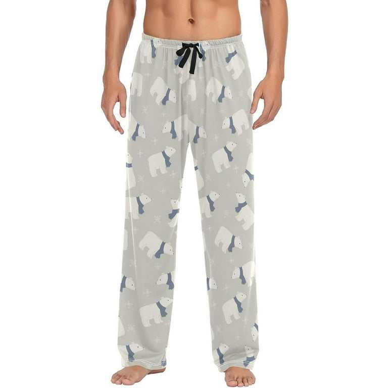 Mens polar bear pajama pants sale