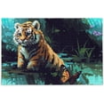 thumbnail image 1 of FREEAMG Butterfly Tiger 1000 Piece Large Jigsaw Puzzle for Adults - Game Interesting Toys - Hand Made Puzzles Personalized Gift, 1 of 7