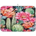thumbnail image 1 of FREEAMG Cactus Flowers Dish Drying Mats Tableware Absorption Water Mat Home Decor Drying Pad for Kitchen Countertop, 16 X 18 Inch, 1 of 7