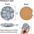 thumbnail image 1 of FREEAMG Cactus Pattern Car Coaster for Cup Holders,2 PCS Absorbent Ceramic Car Cup Coasters Universal Vehicle Non-Slip Car Cup Holder Coaster, 1 of 6