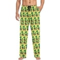 thumbnail image 1 of FREEAMG Cactus Succulent Flower Plants Pajama Pants for Men, Men's Separate Bottoms, Pure Cotton Comfortable Lounge Pants, 1 of 7