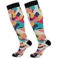 thumbnail image 1 of FREEAMG Camouflage Compression Socks Women Men Long Stocking (20-30mmHg) Travel Knee High Stockings for Athletic Sports,Running,Cycling,Nursing, 1 of 7