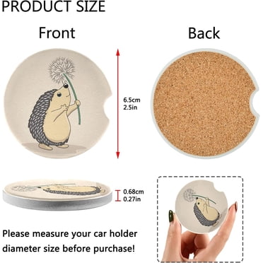Buick Car Coasters – 2-Pack, Black Rubber, Custom Accessories, Made In USA