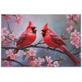 thumbnail image 1 of FREEAMG Cardinal Bird Pattern Puzzle 1000 Pieces - Wooden Jigsaw Puzzles for Family Games - Suitable for Teenagers and Adults, 1 of 7