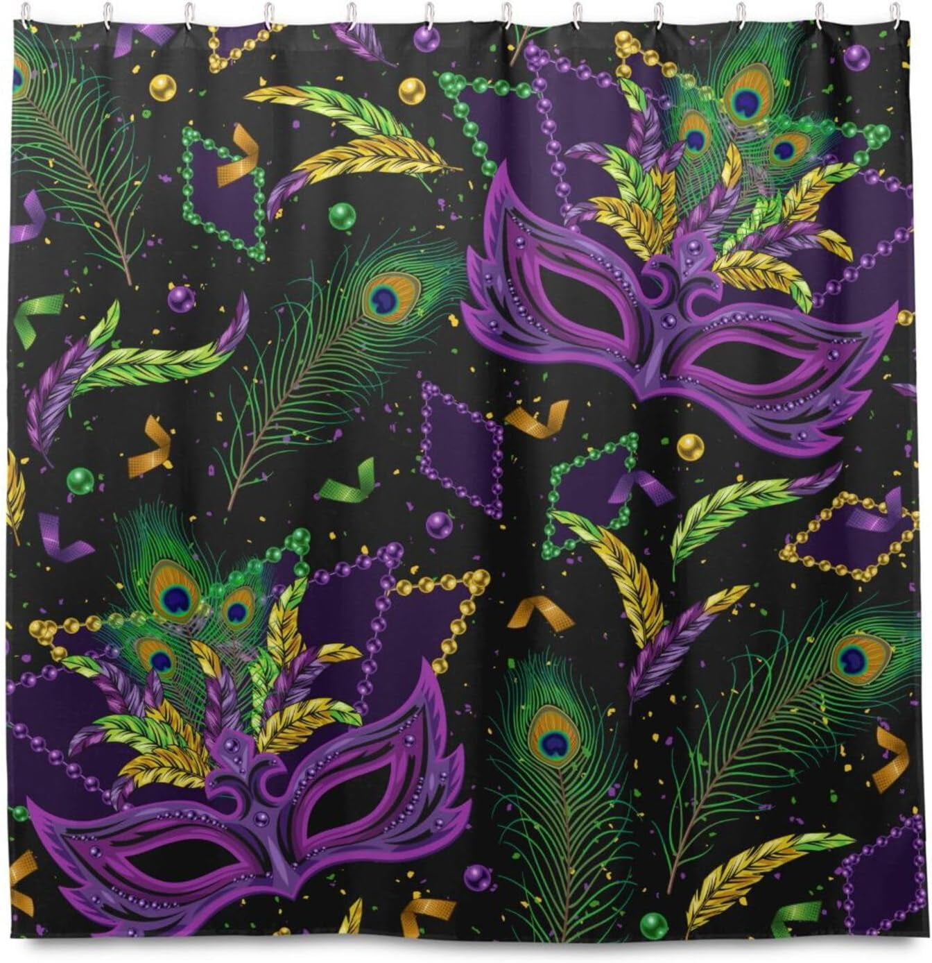 mardi gras curtain lights