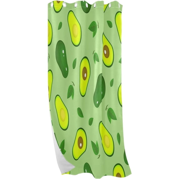 FREEAMG Cartoon Avocado Blackout Curtains 84x42in,Theral Insulated Room Darkening Curtains Window Curtain Panels for BedRoom Bath Living Room, 1 Panel