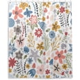 thumbnail image 1 of FREEAMG Cartoon Flowers Shower Curtain for Bathroom Modern Bathroom Decor Waterproof Washable Fabric Shower Curtains with 12 Hooks for Hotel Bathroom Bathtubs 60x72 Inch, 1 of 6