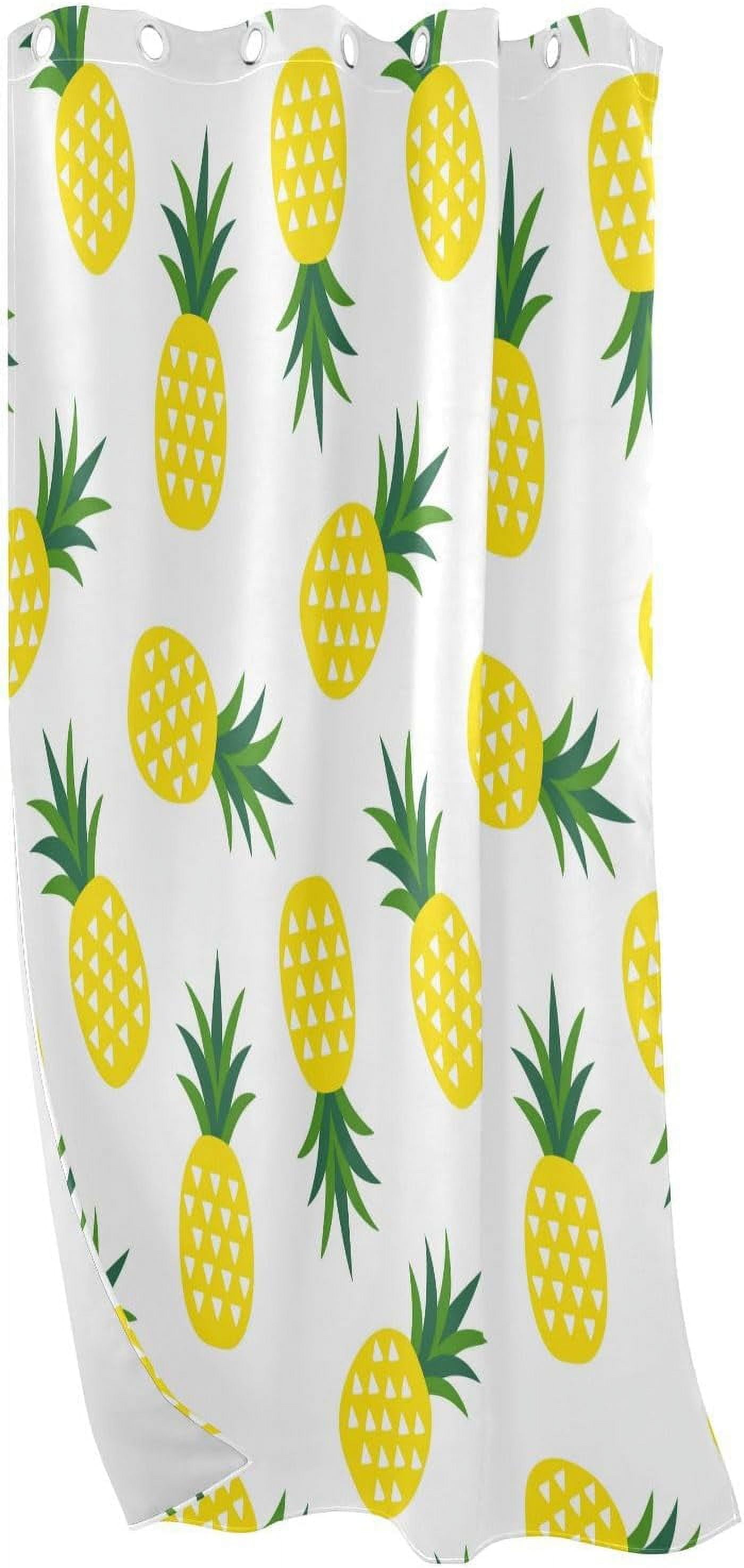 FREEAMG Cartoon Pineapple Blackout Curtains 84x52in,Theral Insulated ...