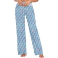 thumbnail image 1 of FREEAMG Chic Pattern Floral Drawstring Lounge Wide Leg Pajama Sleepwear Bottom, 1 of 6