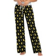 thumbnail image 1 of FREEAMG Chic Pattern Floral Drawstring Lounge Wide Leg Pajama Sleepwear Bottom, 1 of 5