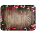thumbnail image 1 of FREEAMG Christmas Board With Ornament Absorbent Dish Drying Mat Microfiber Kitchen Countertop Table Protector Multipurpose Counter Rack Sink Drainer Pad 16"x18", 1 of 6