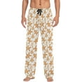 thumbnail image 1 of FREEAMG Christmas Gingerbread Cookie Men's Pajama Pants Sleepwear Lounge Pajama Bottoms, 1 of 7