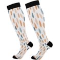 thumbnail image 1 of FREEAMG Color Dots Compression Socks for Women Men,Knee High Stockings for Athletic Sports,Running,Travel, 1 of 7