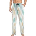 thumbnail image 1 of FREEAMG Colorful Circles Print Pajama Pants for Men, Men's Separate Bottoms, Pure Cotton Comfortable Lounge Pants?103?, 1 of 7