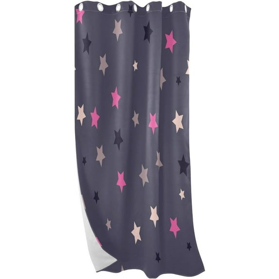 FREEAMG Colorful Stars Blackout Curtains 84x52in,Theral Insulated Room Darkening Curtains Window Curtain Panels for BedRoom Bath Living Room, 1 Panel