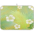 thumbnail image 1 of FREEAMG Colorful Tropical Dish Drying Mat Microfiber Drying Pad for Kitchen Counter Absorbent Mat Drying Pad Sink Mat 18 x 24 Inch, 1 of 7